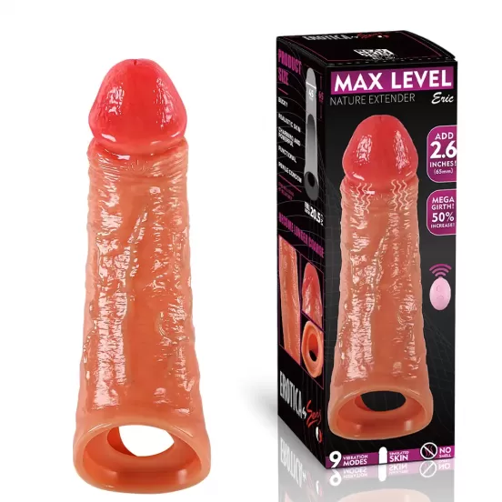 realistik dokuda titreşimli penis kılıfı